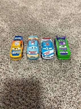 Disney Pixar Cars Piston Cup Racer Lot RPM Bumper Save N2O Cola